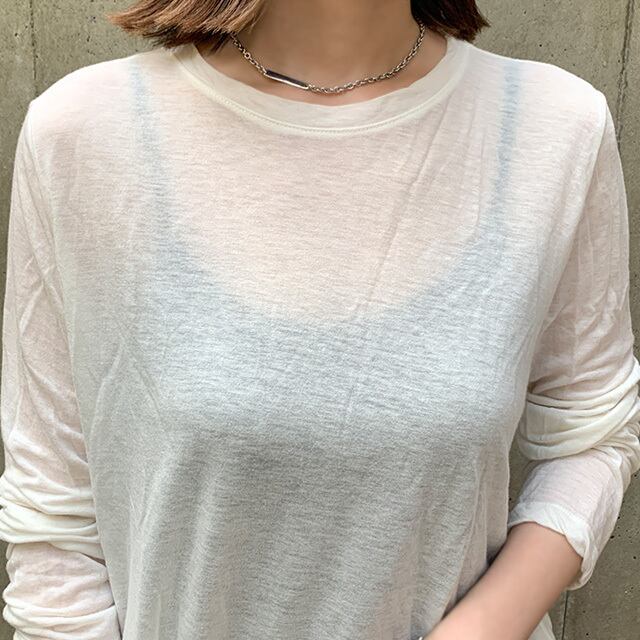 Silver925 plate chain necklace 0206 | #FFF