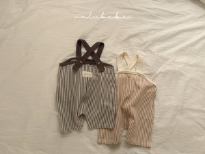 【valu bebe】バケットサロペット ブラック 60~80cm 240836