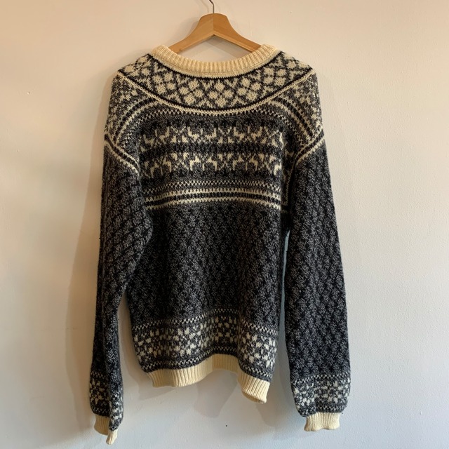 80s BENETTON made in Italy wool design knit | ShuShuBell シュシュベル online shop