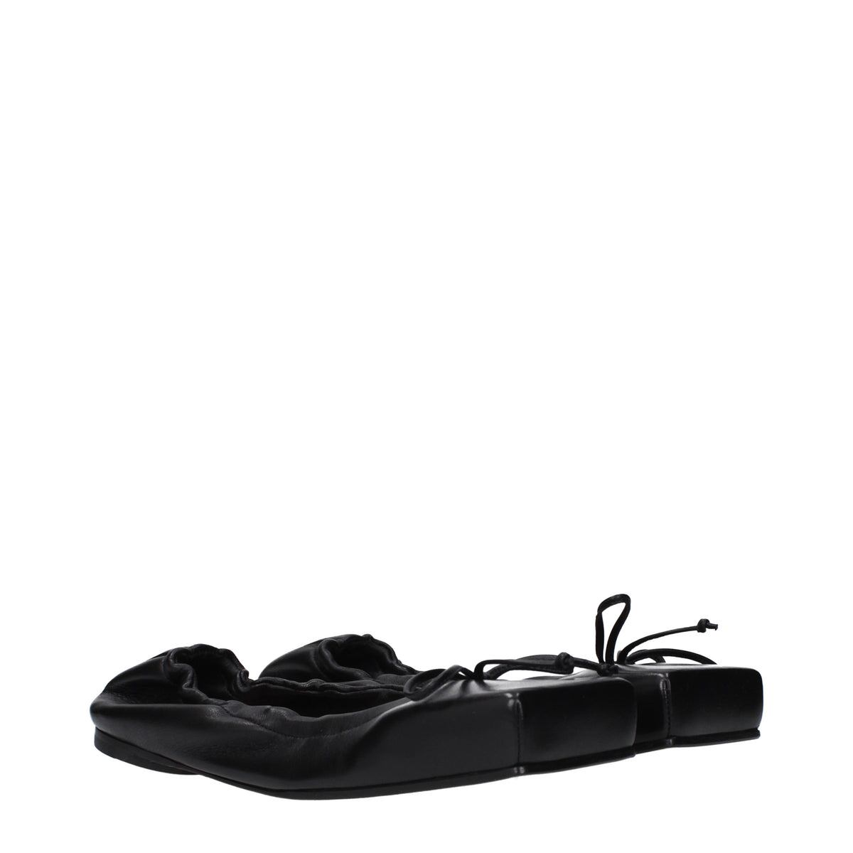 【新品】JACQUEMUS ジャックムス レディース バレエシューズ レザー ブラック 243FO1573073990