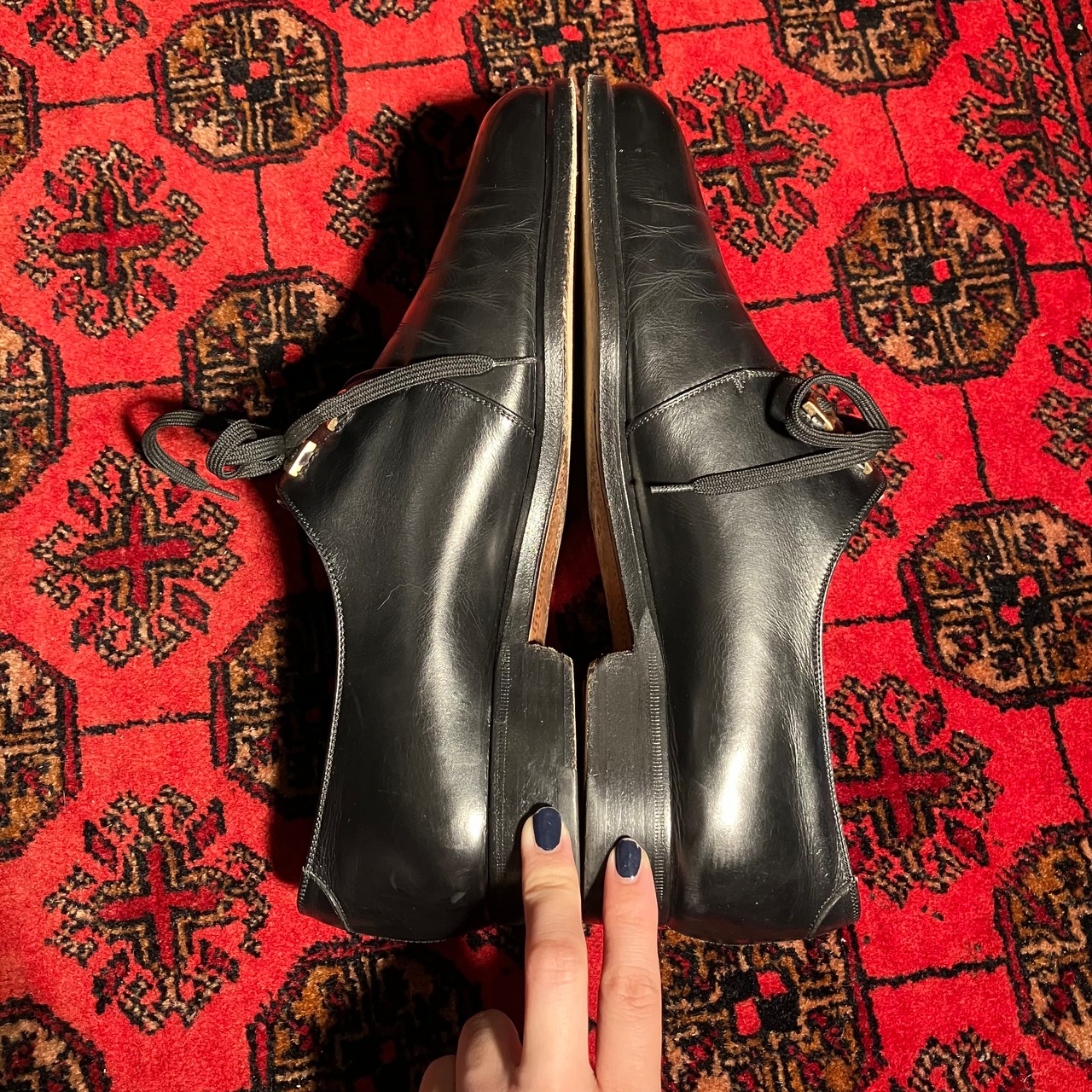 Salvatore Ferragamo LEATHER STRAIGHT TIP SHOES/サルヴァトーレ  