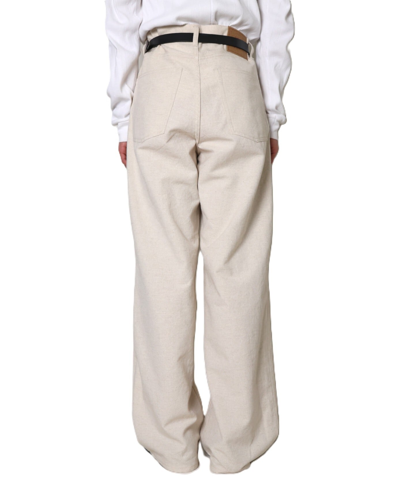 UNUSED / UW1192 WIDE GLITTER PANTS (BEIGE) | AfterSchool (アフター