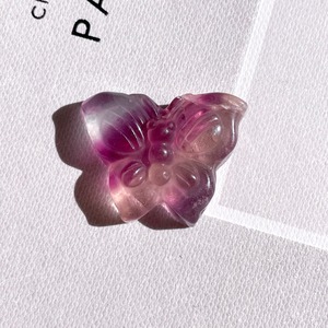 Pink Fluorite Butterfly 2 ✧ ピンクフローライト