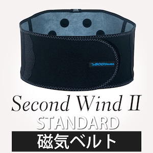 【管理医療機器】磁気ベルト　SECONDWINDⅡ　STANDARD（ブラック）腰痛