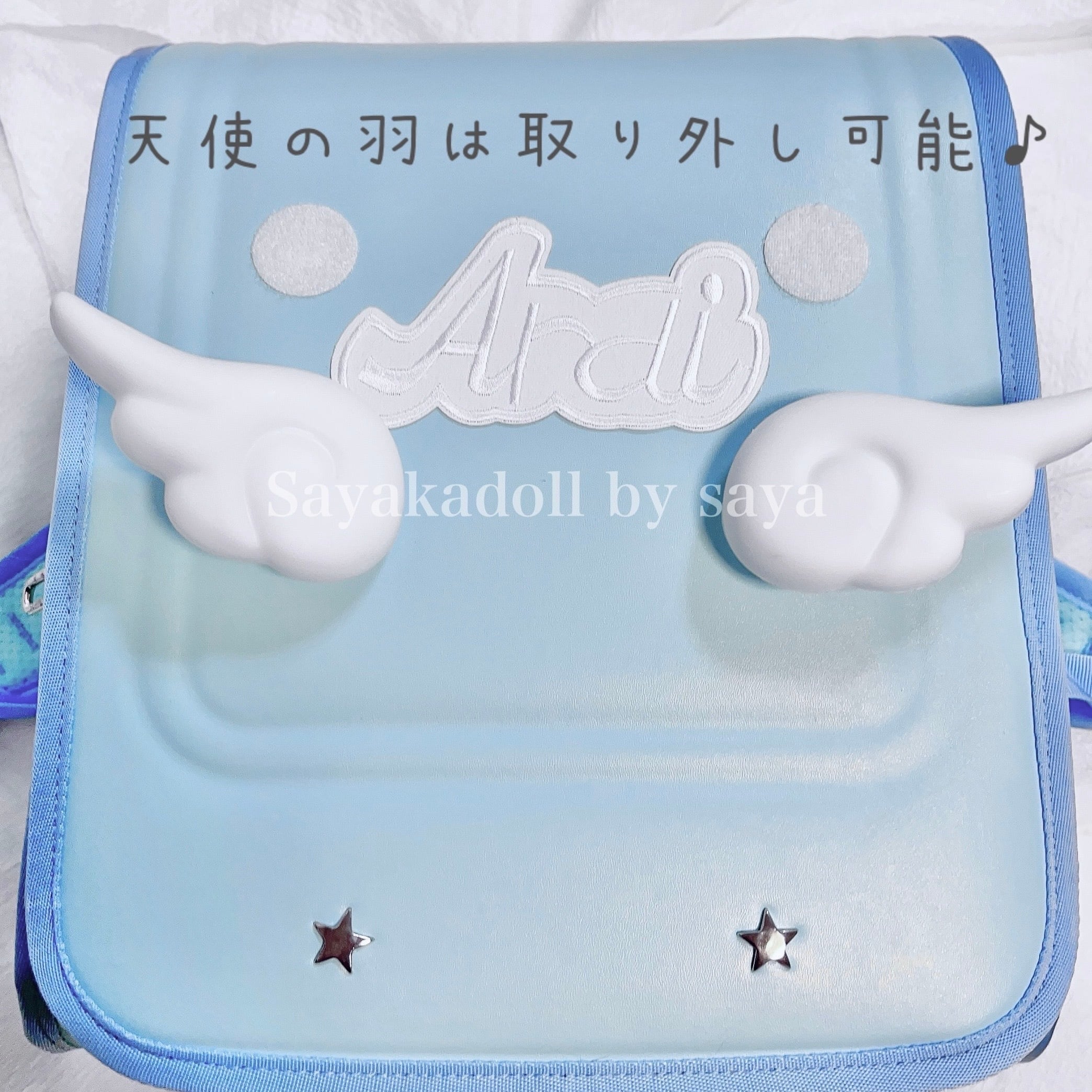 ♡【Mサイズ】天使界隈 天使の羽 ランドセル風サブカルリュック light