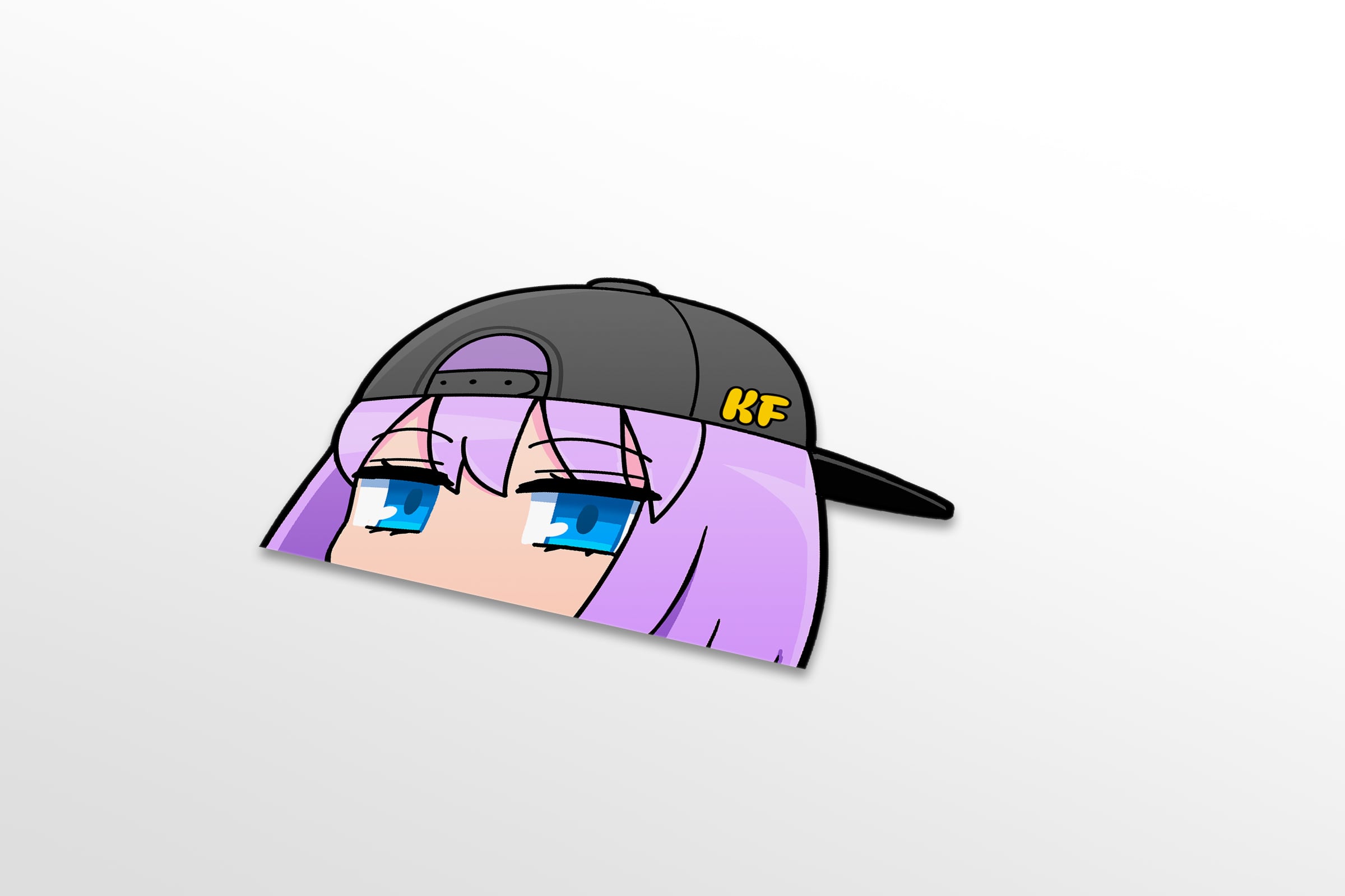 KF Peeking sticker KFchan ver.32 | KAWAII FITMENT.
