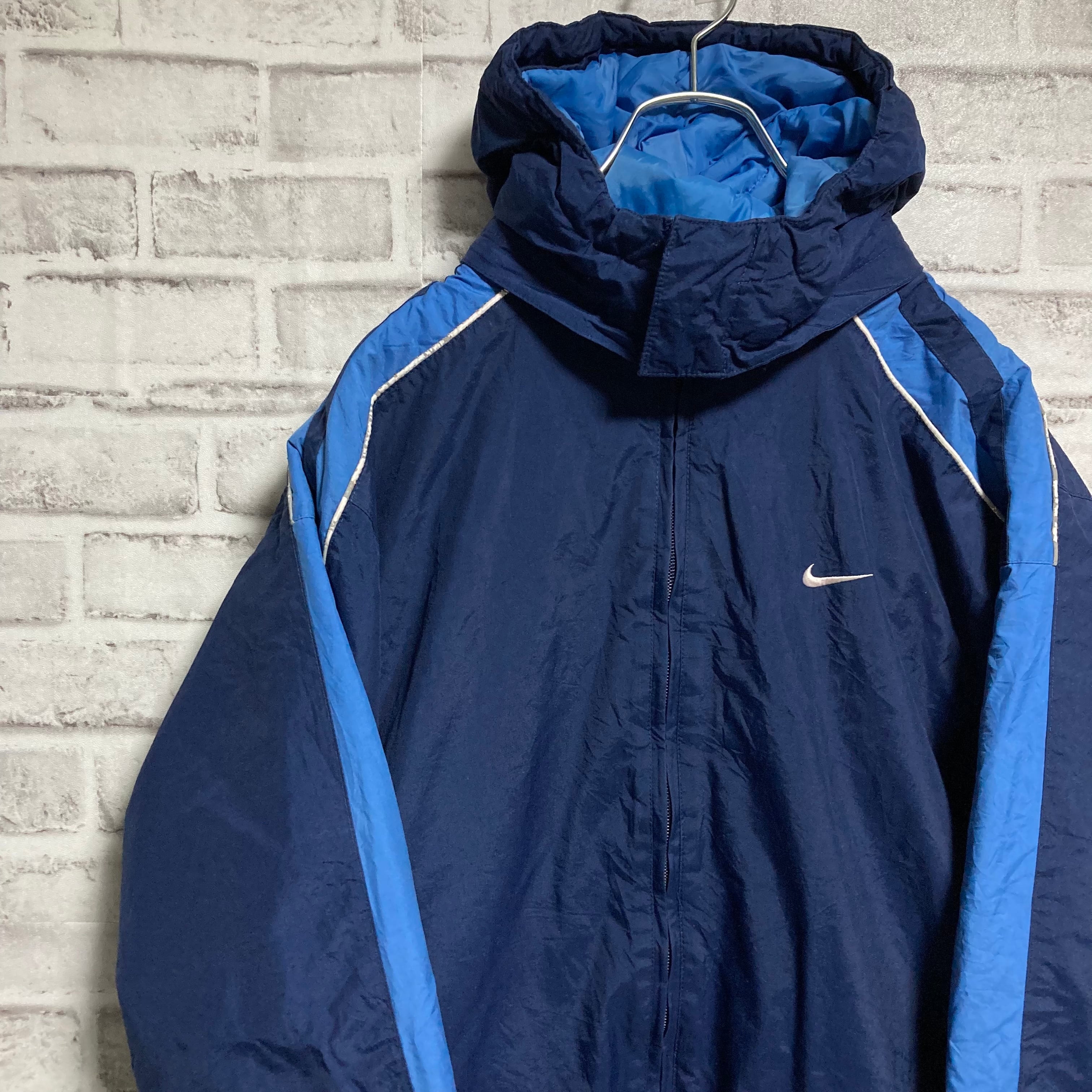 NIKE】Nylon Jacket M相当 “UNC color” USA規格 ナイキ 中綿ジャケット ...