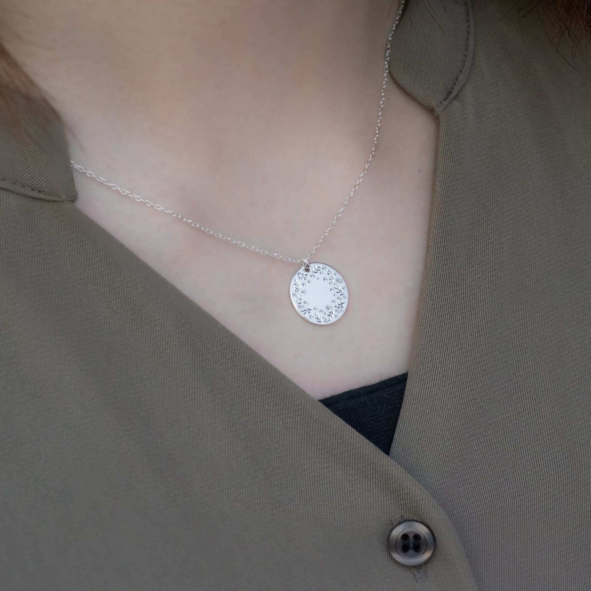 コインネックレス「かすみ草」sv925 | etelino. [エテリノ]