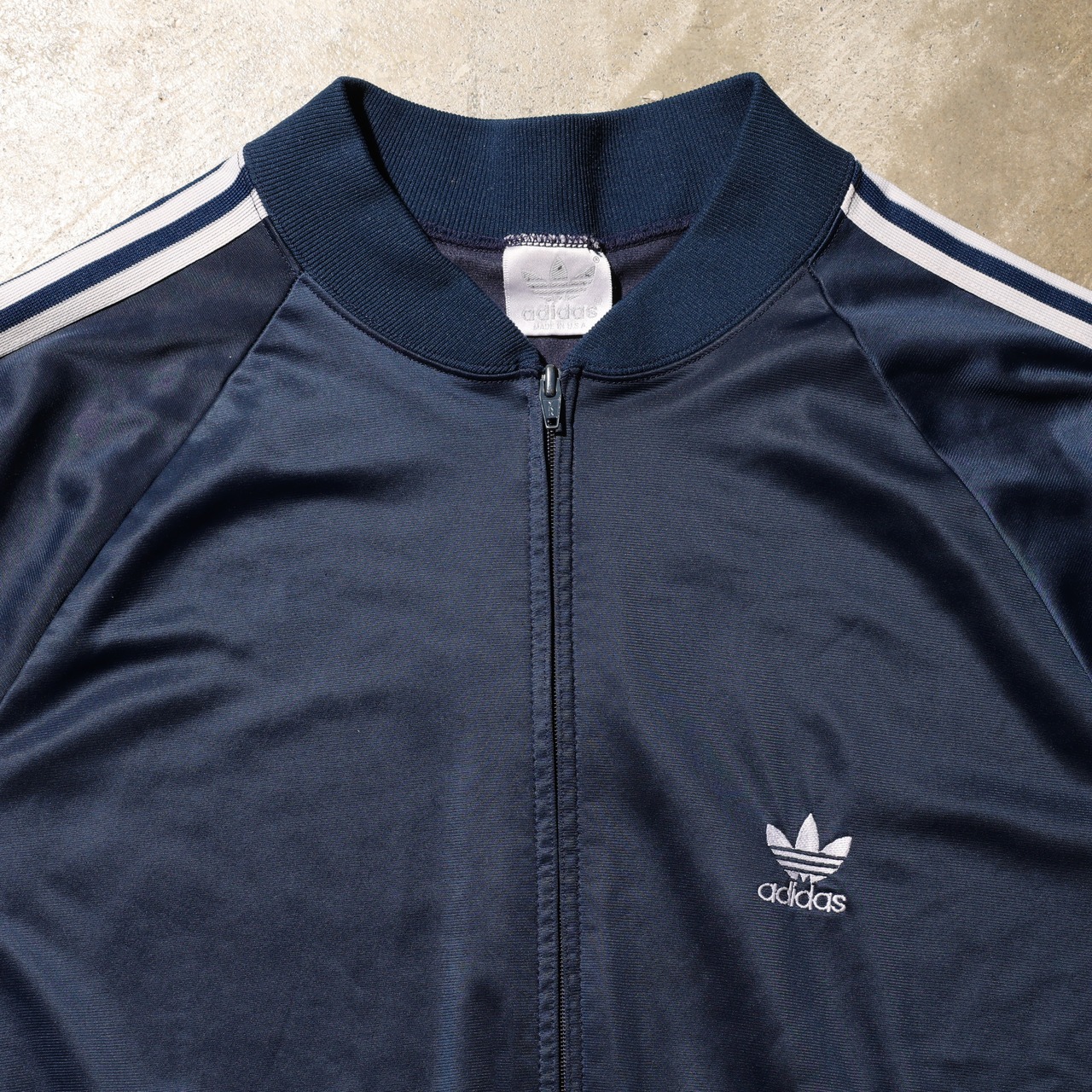 XL 80s 90s adidas USA ネイビー トラックジャケット ネイビー アディダス