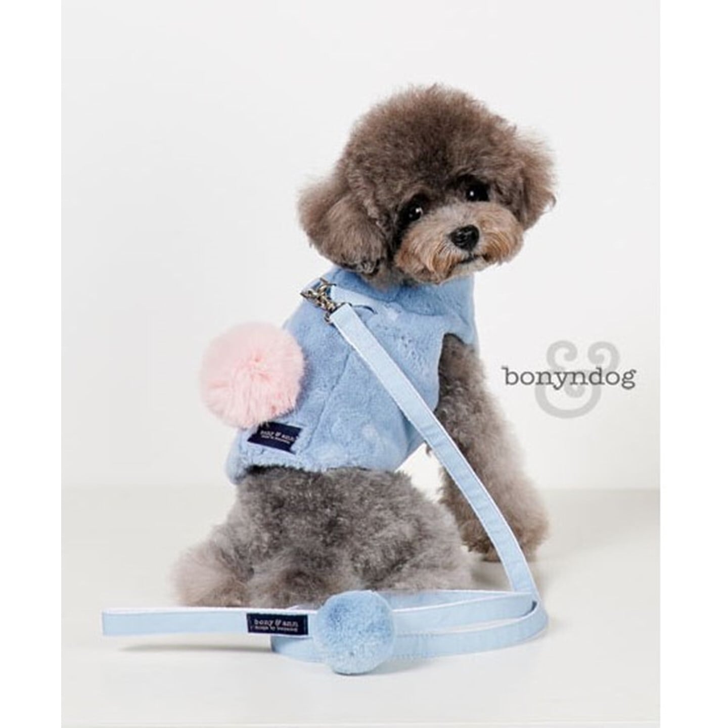 bonyndog【正規輸入】 ソフトファーコートハーネス スカイブルー 3