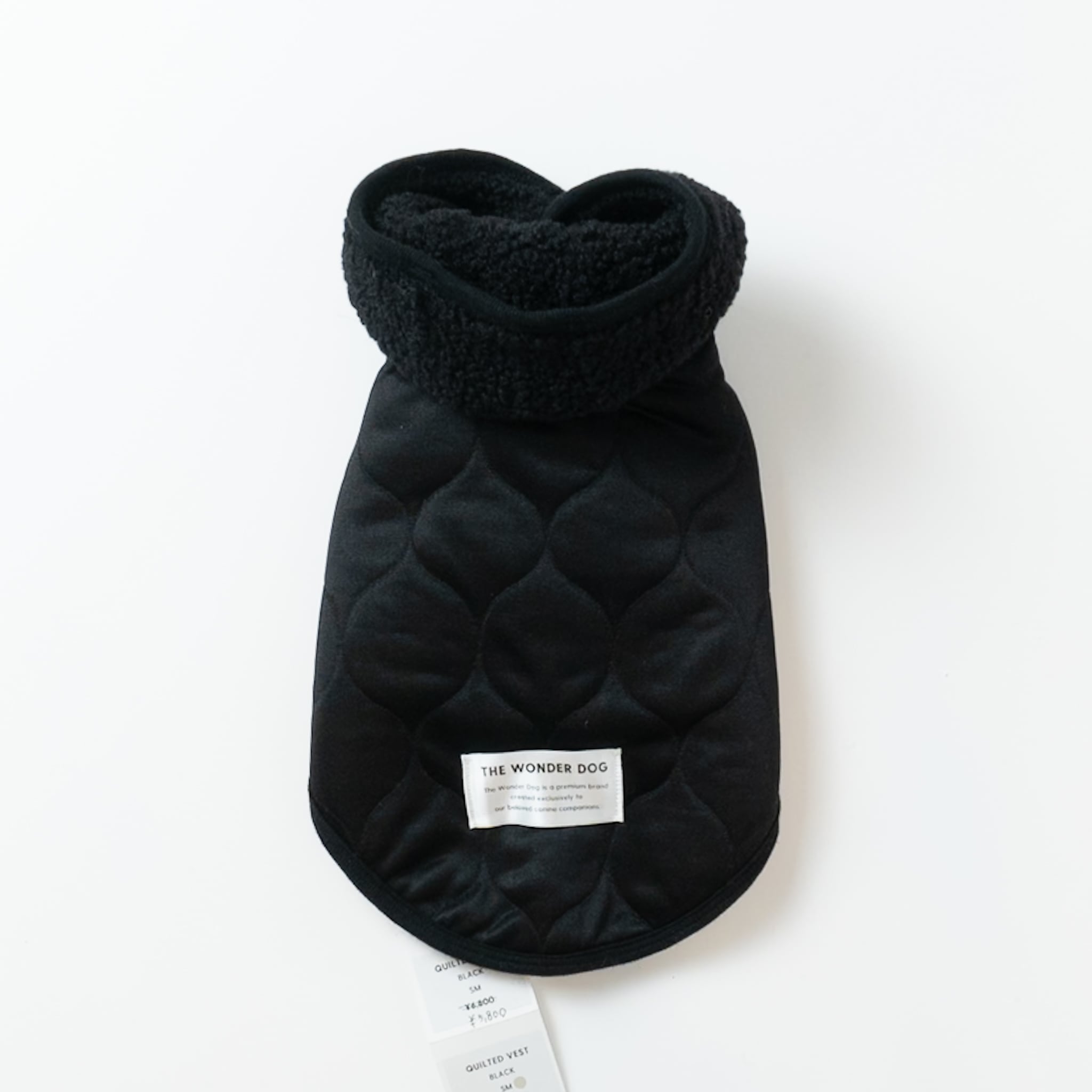 QUILTED VEST キルティングベスト (ブラック) | ミニピンのお洋服 THE