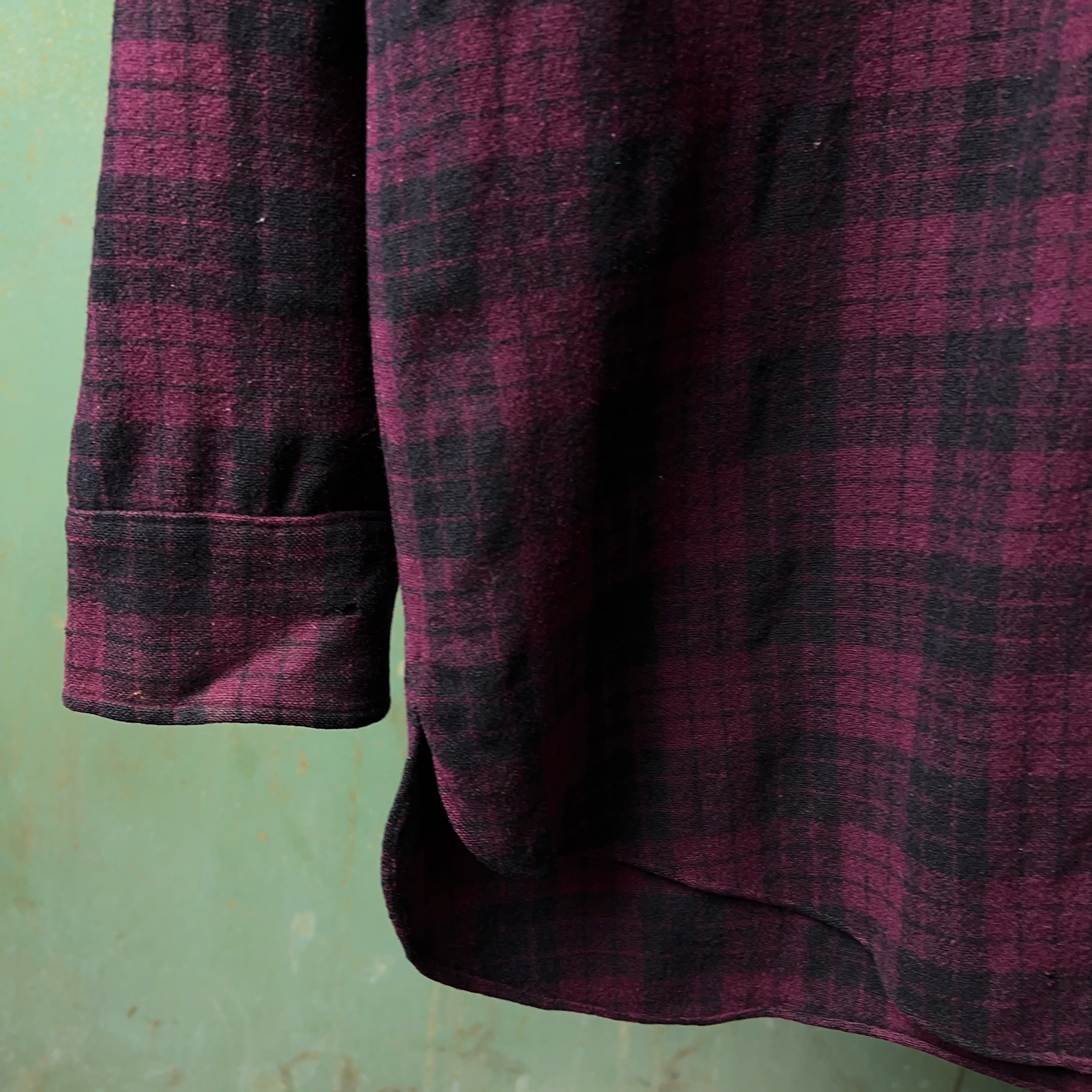 1940's Woolrich Plaid Wool Shirt 40年代 ウールリッチ チェック柄