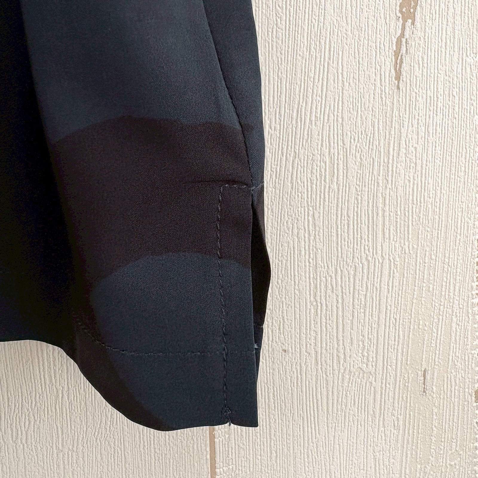 CALLIGRAPHY PATTERN OPEN COLLAR SHIRTS -NAVY- | 8G SHOOT WEBSTORE