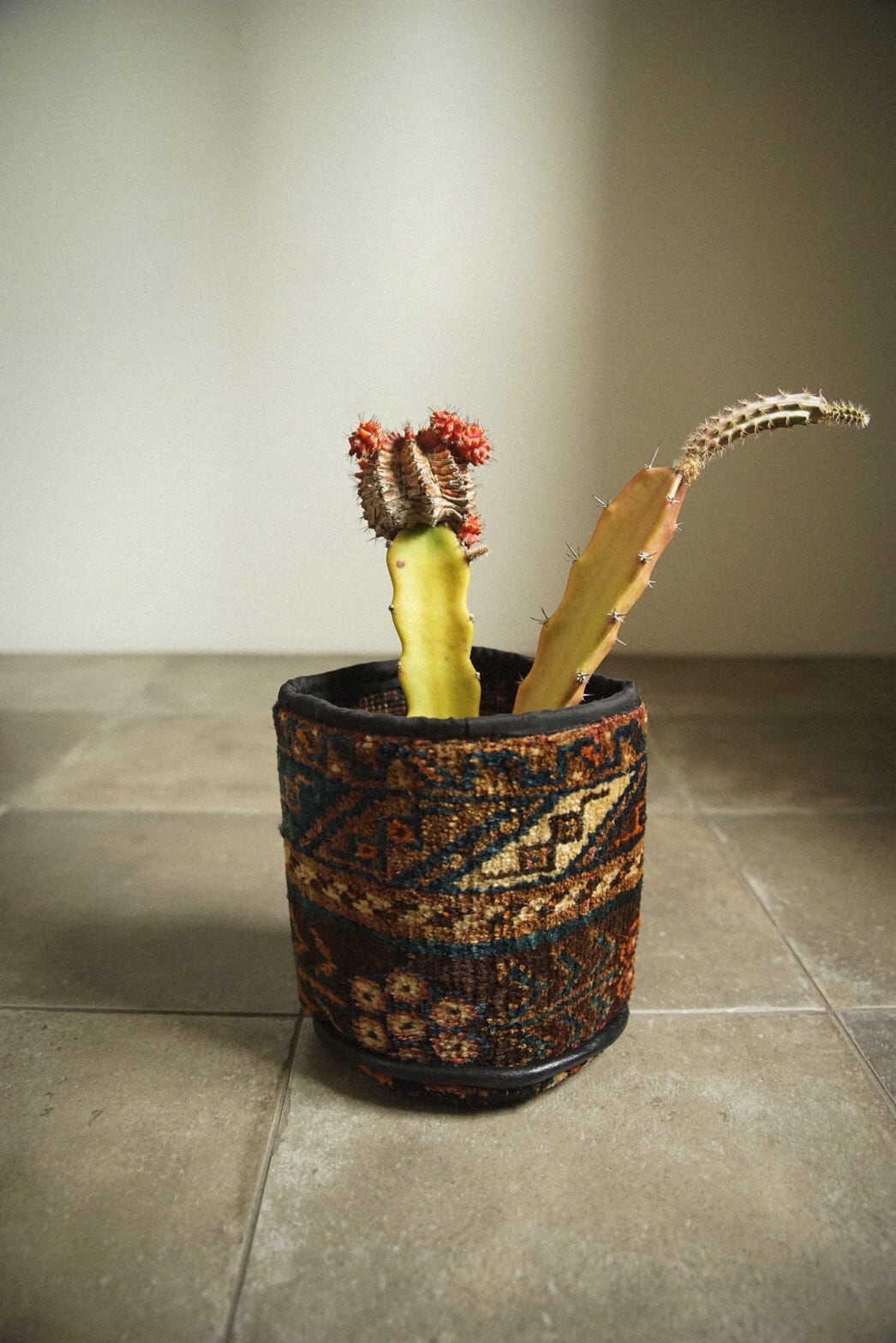 708 -Semi Antique Qashqai Plant pot cover