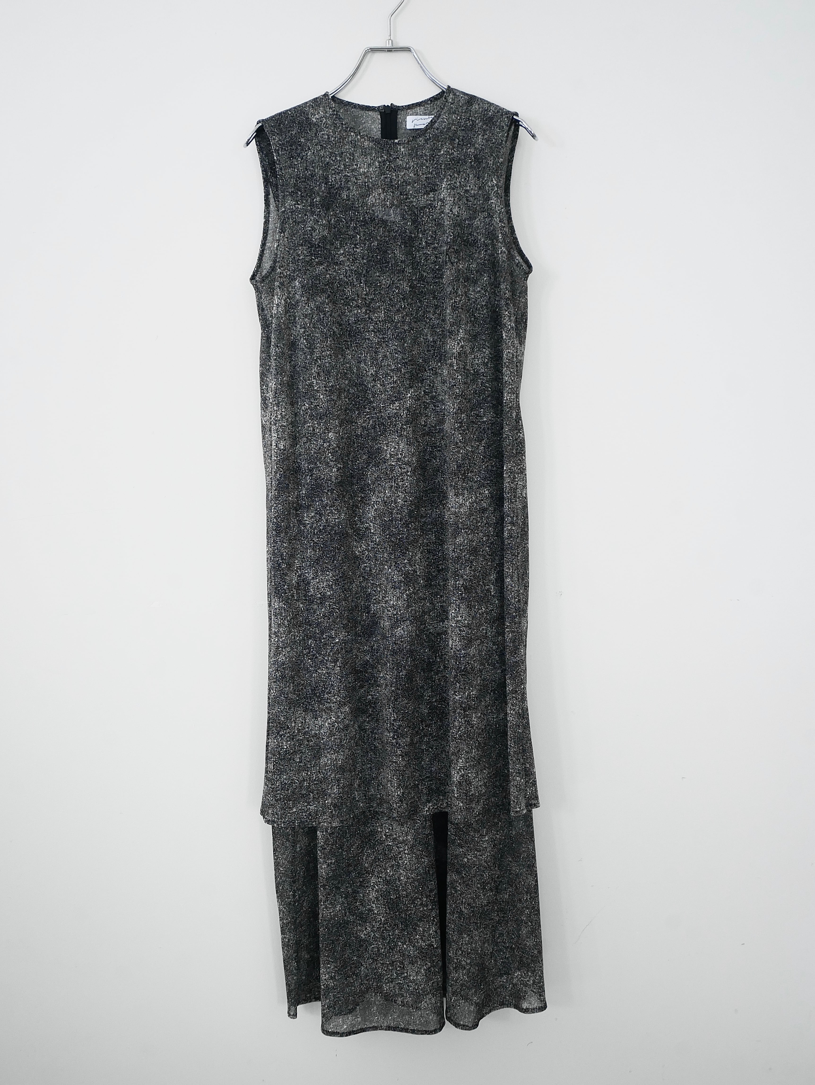 RITSUKO KARITA See-through layered dress（two piece・ensemble
