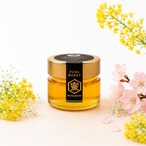 【国産・完全非加熱】菜の花と春の花々の生はちみつ｜純粋はちみつ 110g