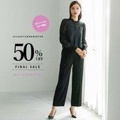 【SALE50％OFF】【REPLETE】LAYERED PANTS DRESS/セットドレス(723924)