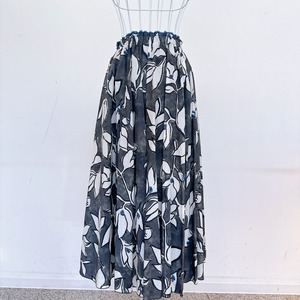 ★店頭受注販売限定★Mia Asterism(ミーア アステリズム)フラワープリントギャザーロングスカート【1621663】