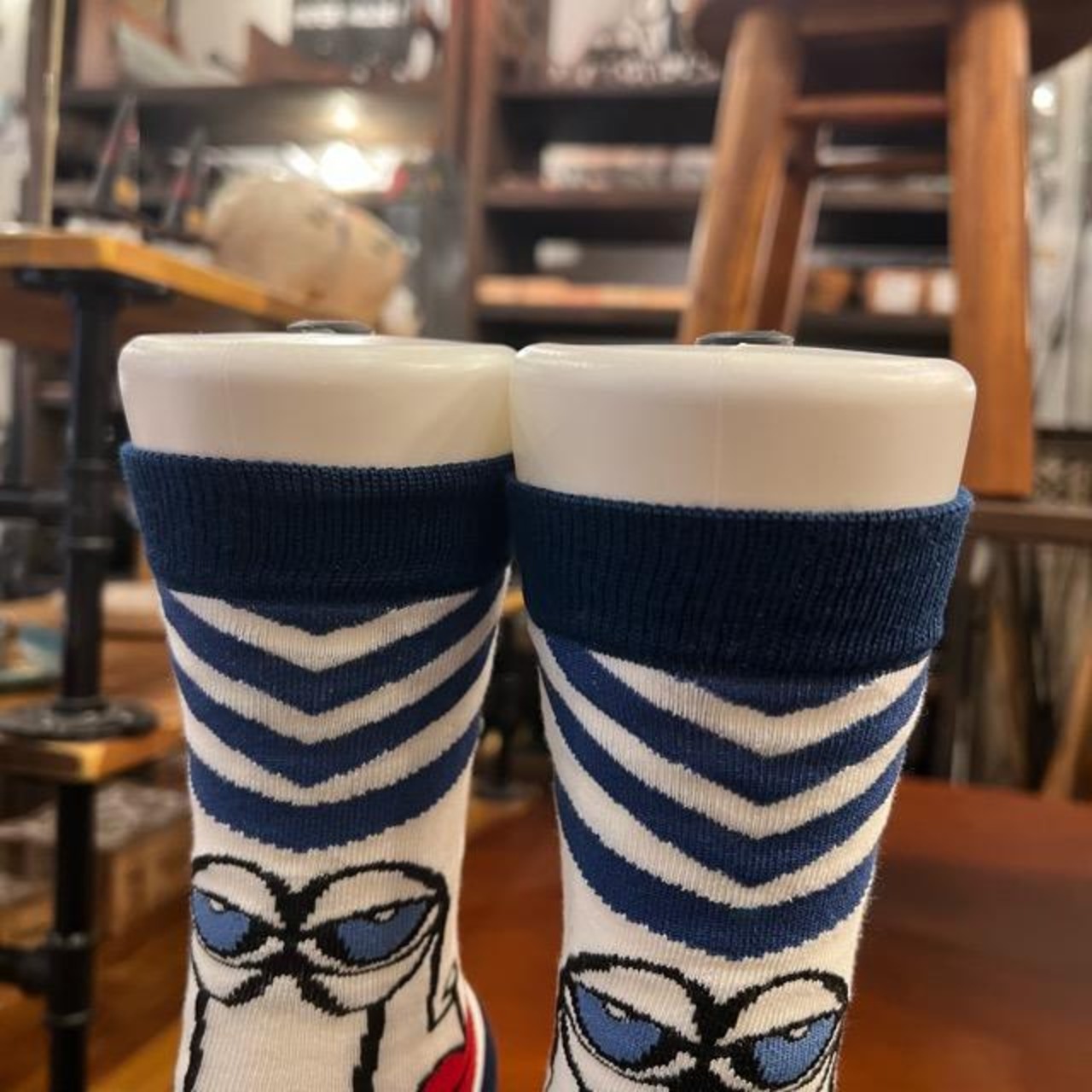 TOPANGA Socks Lady's Art Socks Wink　アートソックス　ウインク　クルーソックス　レディースソックス　靴下　ギフト　