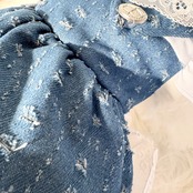 Lacy Denim Dress – レーシーデニムドレス