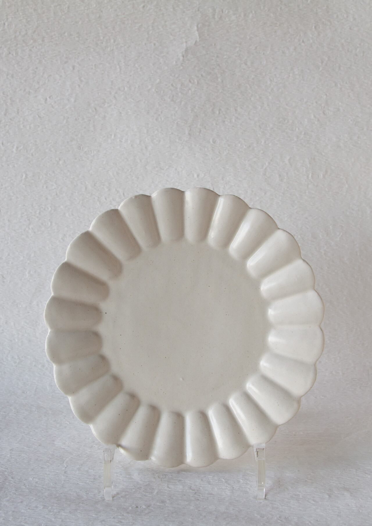 安倍太一 作家 花器 フリル 可愛い ブルー