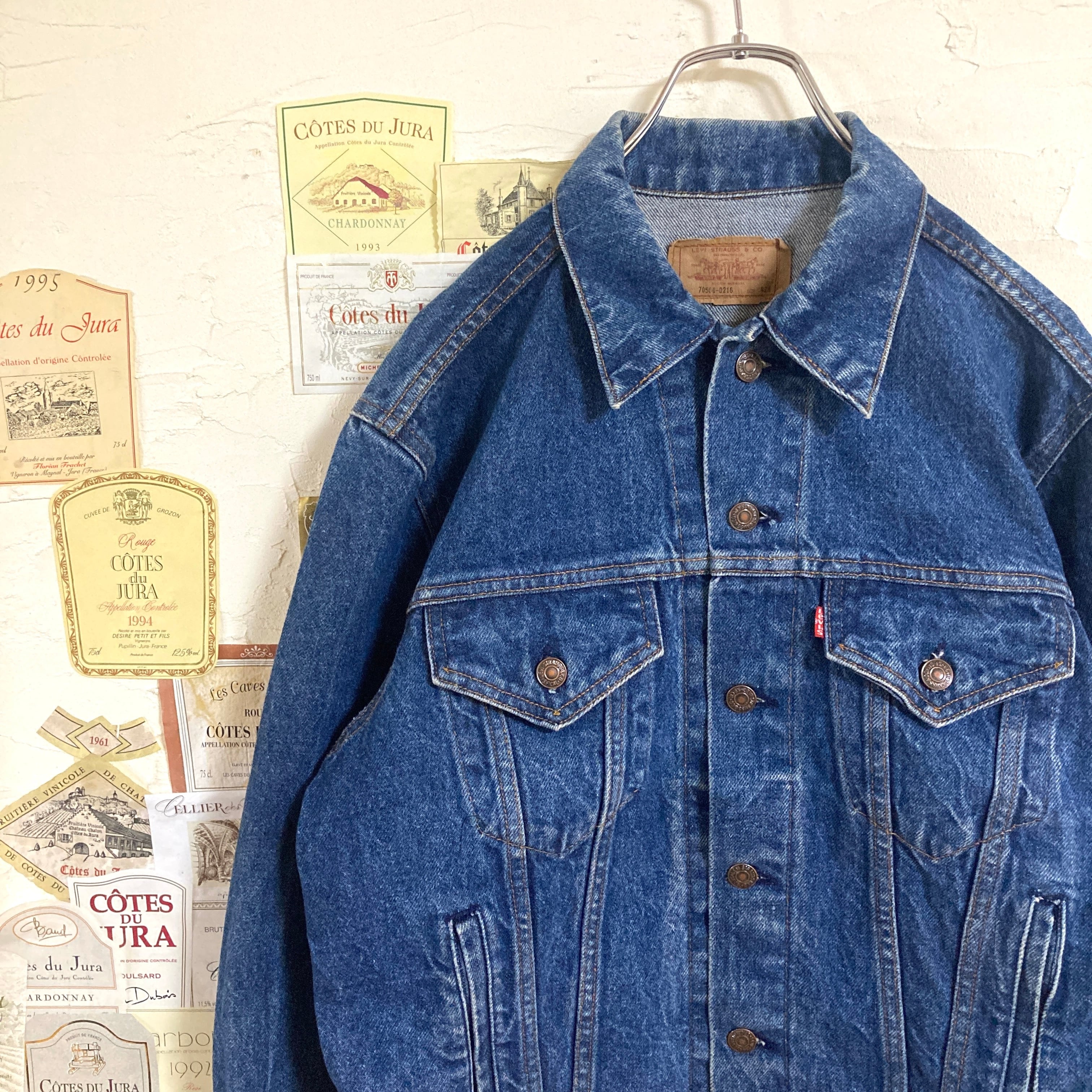 42R USA製 Levis 70506 デニム ジャケット  a249DATE1990s-