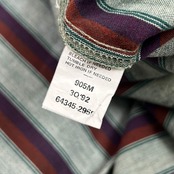 USA製 90s DOCKERS ドッカーズ LONG SLEEVE ストライプ 長袖シャツ M/マルチ メンズ ビンテージ リーバイス
