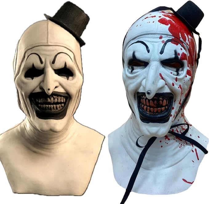 Hushan] ピエロ コスプレ ヘッドギア 子供用/大人用サイズ テリファー