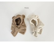 韓国子供服 / 26winter / VANILLA BUNNY / くまさんマフラー / キッズ / 冬服 *FREE*