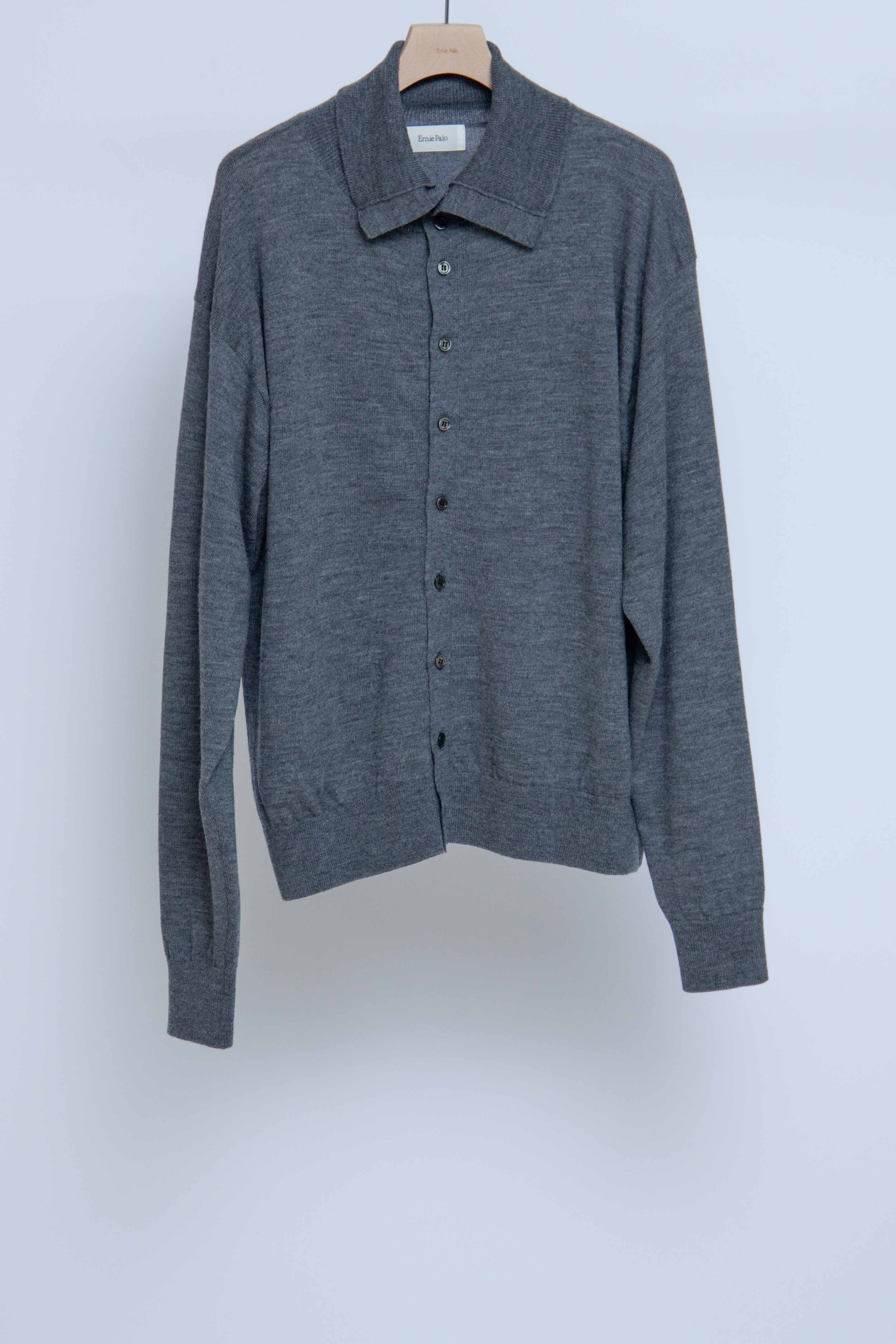 新品 Ernie Palo アーニーパロ 24AW SHETLAND WOOL RIB MIDDLE