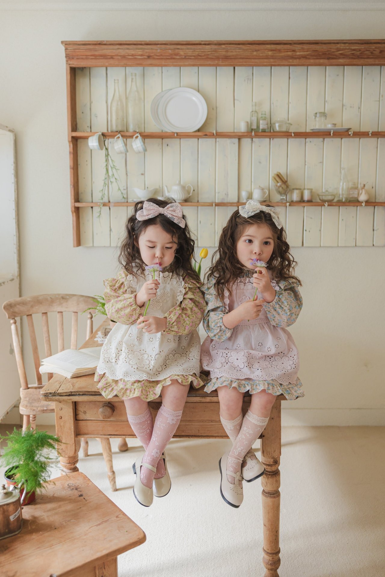 即納) 100-140 | knee socks | puella FLO - 8