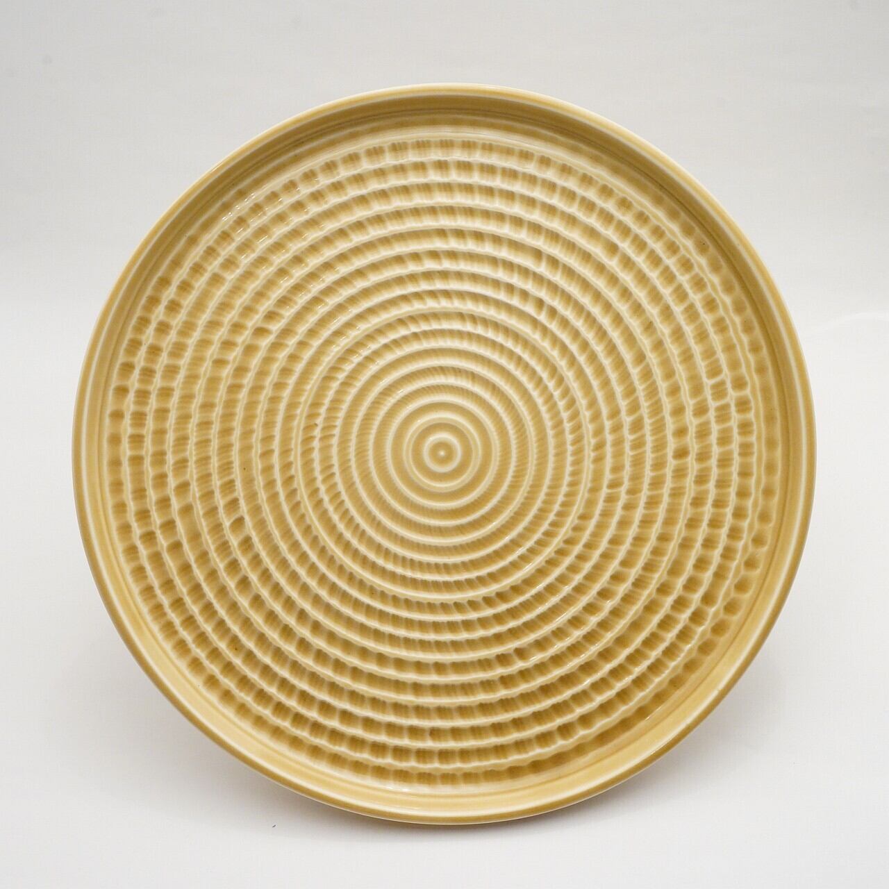 【中曽 智子】とびかんな8寸プレート きいろ