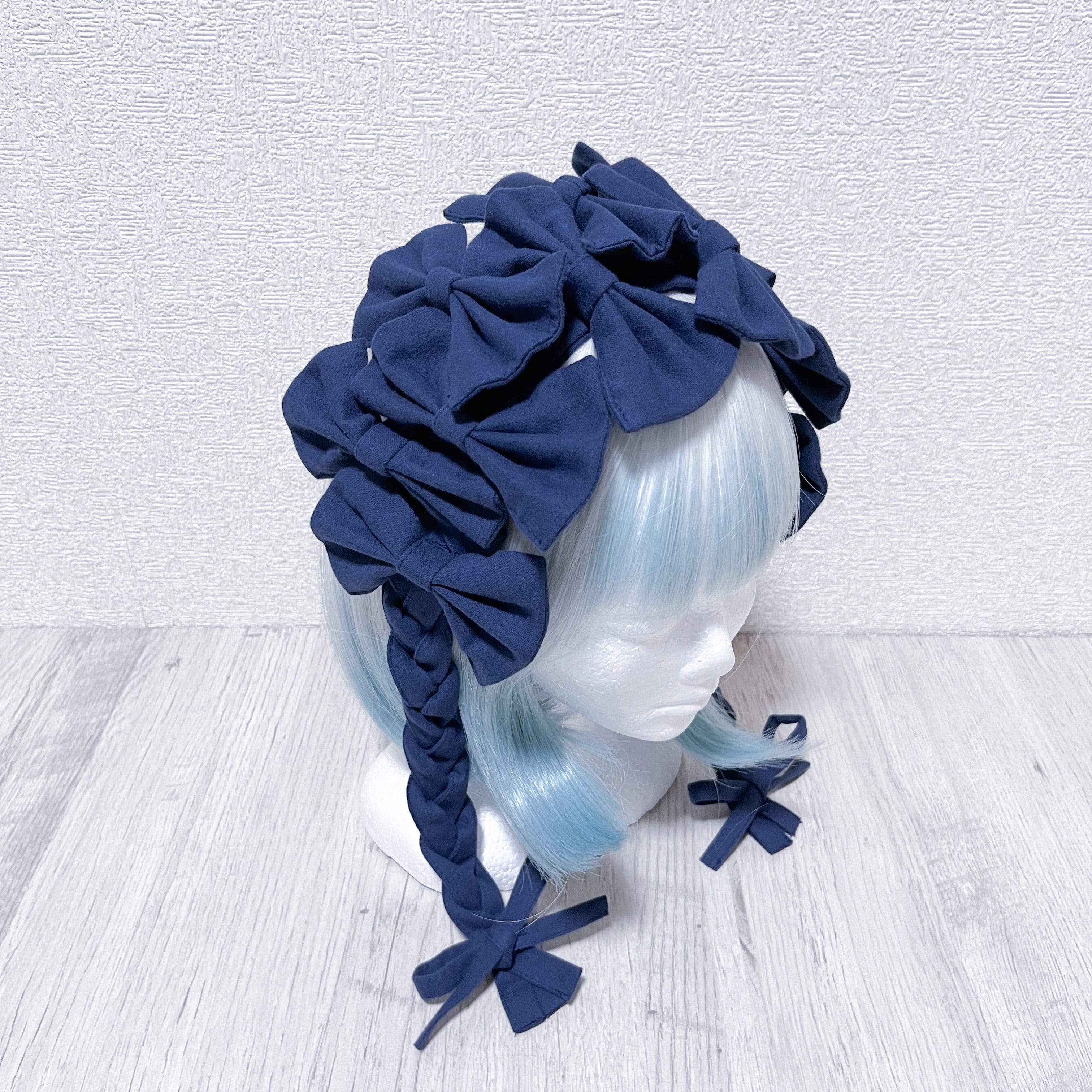 お取り寄せ】ゆめかわ 病みかわ 十字架 リボン ヘアクリップ 2個セット