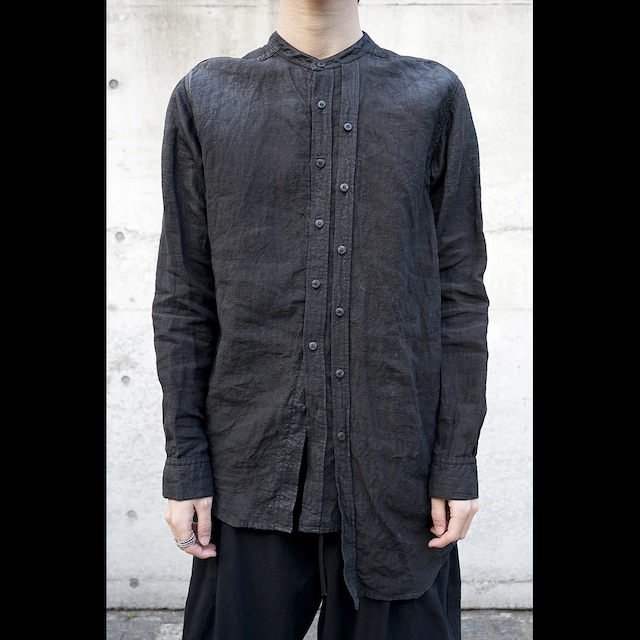 [A.F ARTEFACT] (エーエフアーティファクト) ag-1902 Coated Asymmetry Shirts