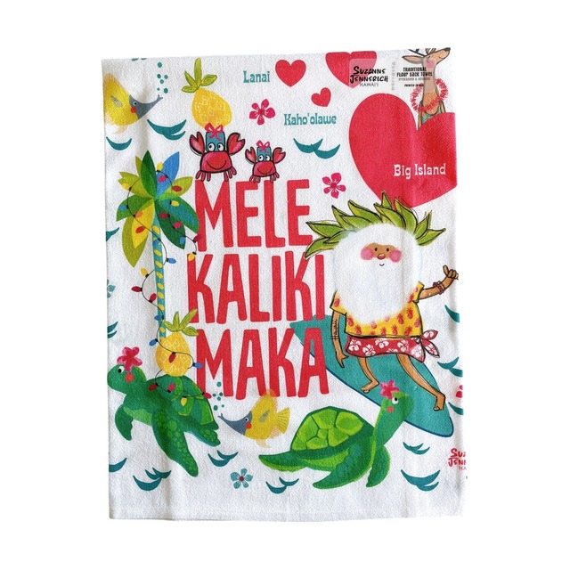 クリスマス キッチンタオル  / Suzanne Jennerich スザンヌ・ジェネリック