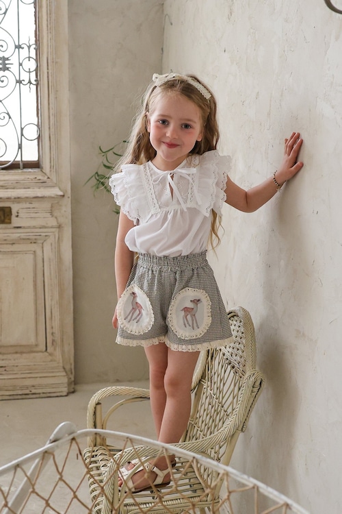 ※セット(90)※メーカー完売【即納】<flo> Bianco blouse+Dear pants ※セット(90)※メーカー完売【即納】<flo> Bianco blouse+Dear pants