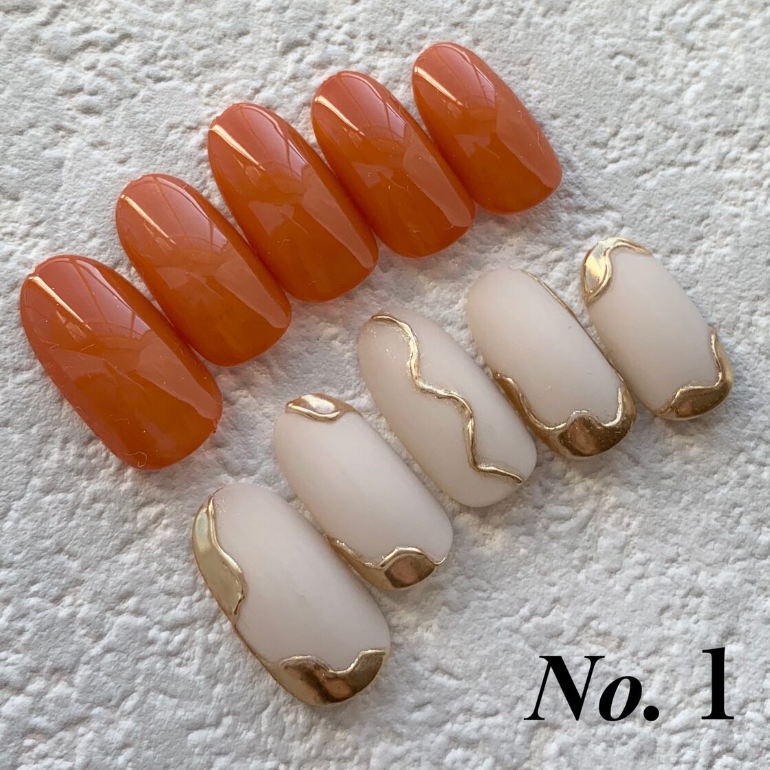 No.1 ニュアンスネイルチップ ＊オーダーサイズ・カラー変更可能  