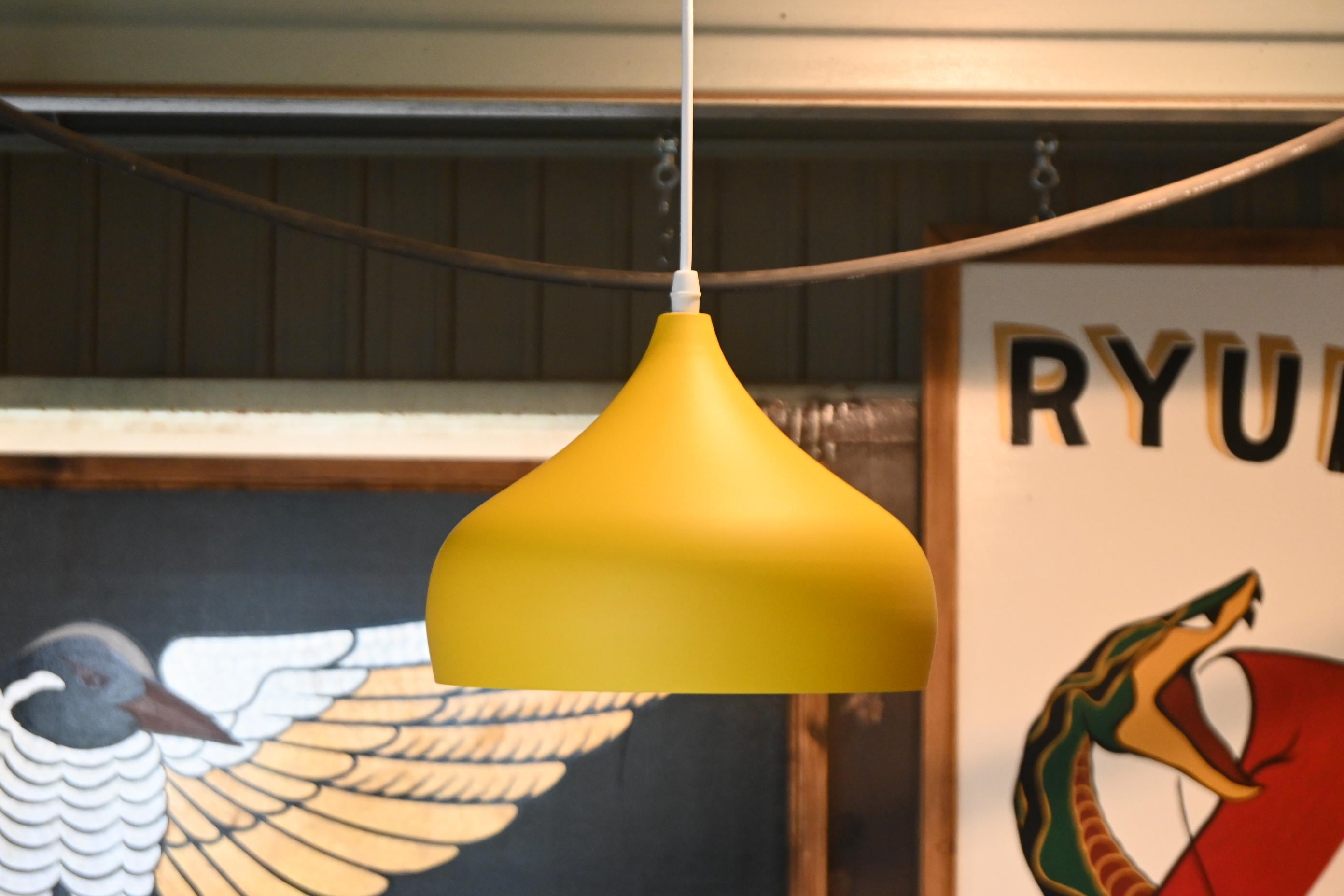 antique glass pendantlight