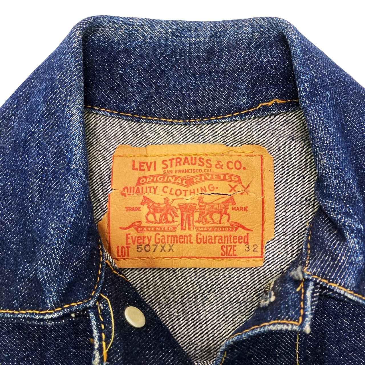 50`s LEVI'S リーバイス 507XX 2nd セカンド デニムジャケット G