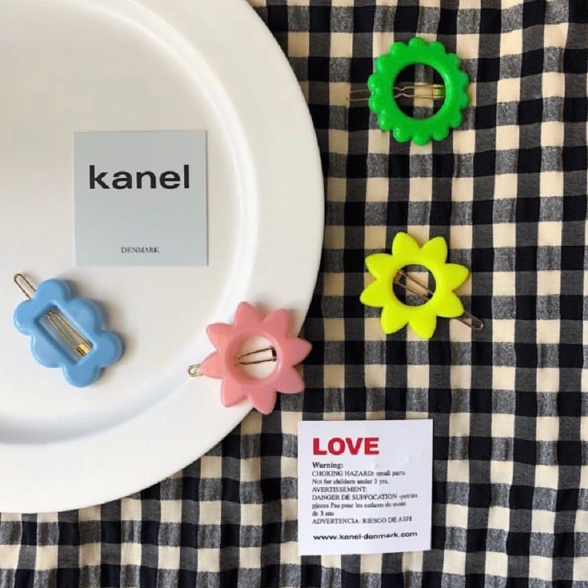 kaneldenmark】kanelヘアピン キッズアクセサリー ベビーアクセサリー