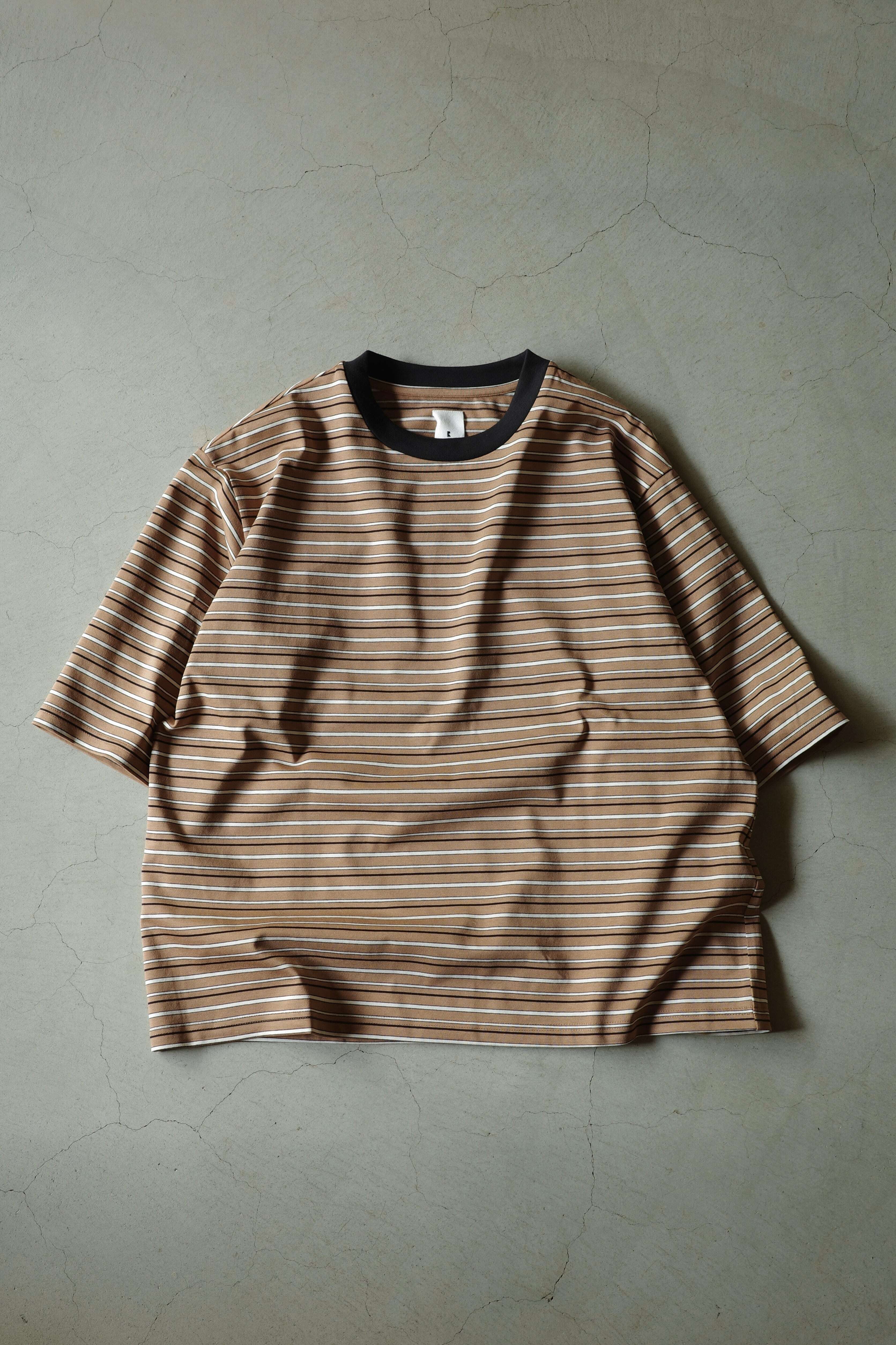 RL 【MULTI STRIPE TEE -beige-】