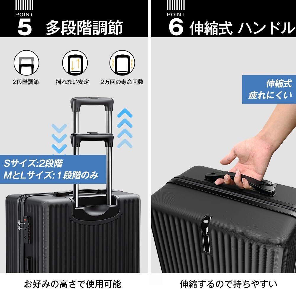 新着商品】[BARGOHOY] スーツケース 大容量 キャリーケース 機内