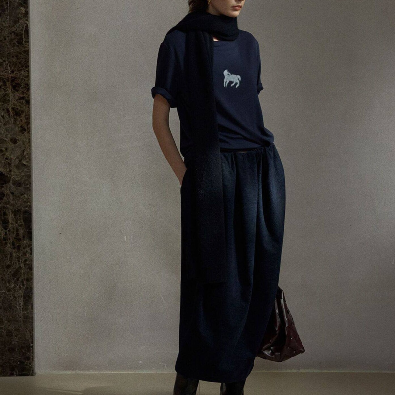 crew neck t-shirt 【4color】 T4344