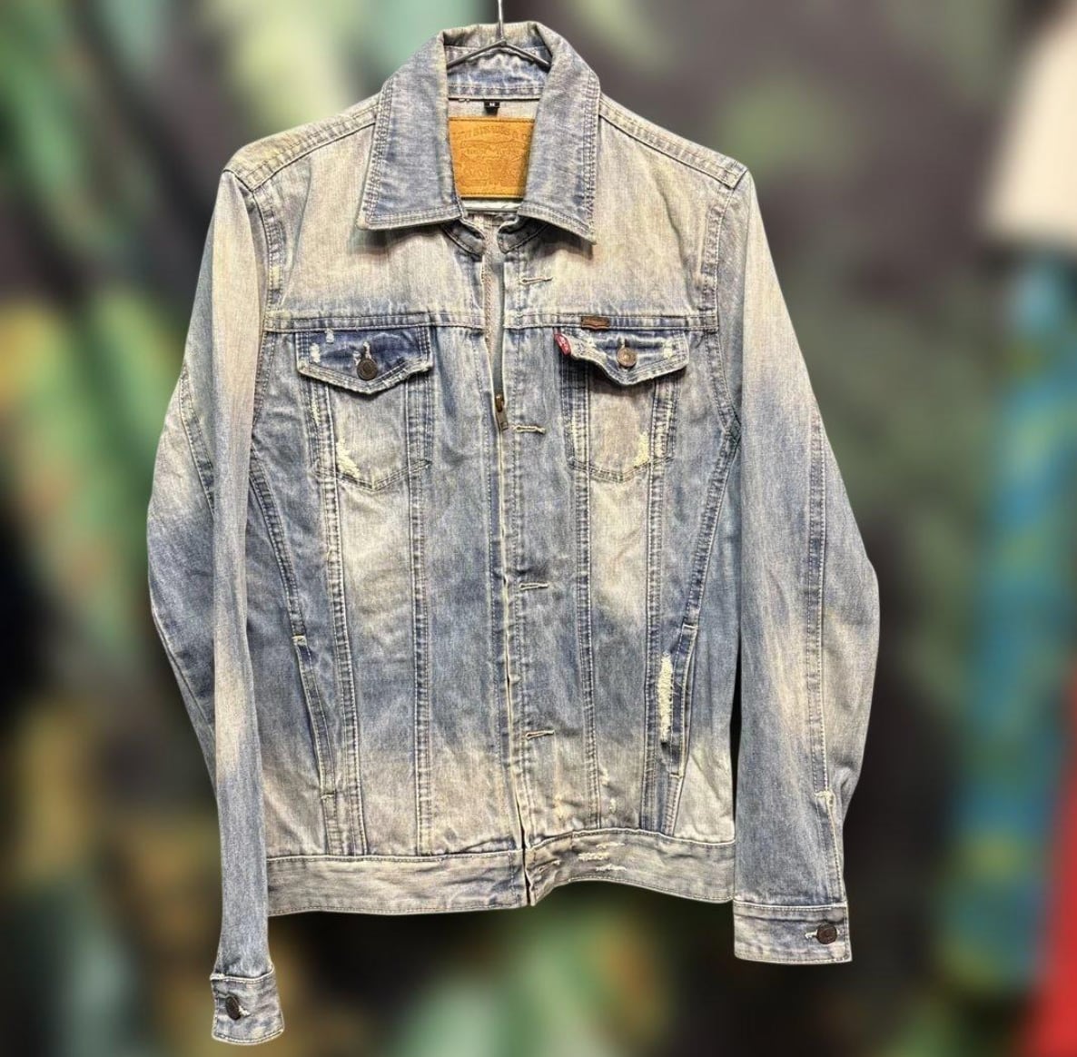 希少】MADE IN USA リーバイス ジップアップ デニムジャケット M 