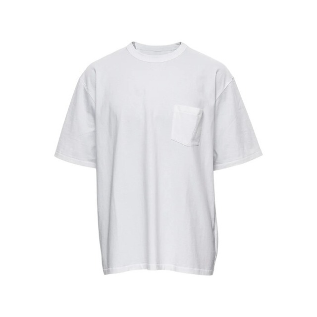 PHENIX (ﾌｪﾆｯｸｽ) - T-SHIRTS, TYPE P-001 / DISTORTED POCKET BASE TEE (ﾃﾞｨｽﾄｰﾃｯﾄﾞﾎﾟｹｯﾄﾍﾞｰｽﾃｨｰ) WHITE