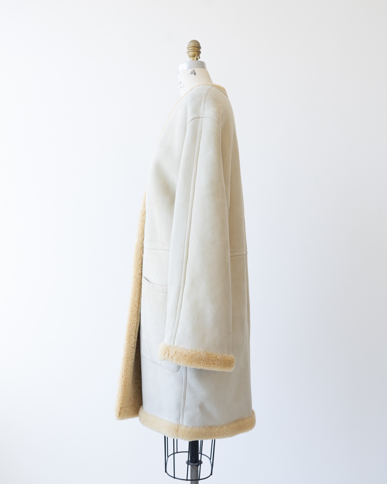 〈Hermès by martin margiela〉Shearling coat