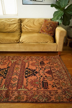 2186-Vintage Turkmen Khal Mohammadi rug