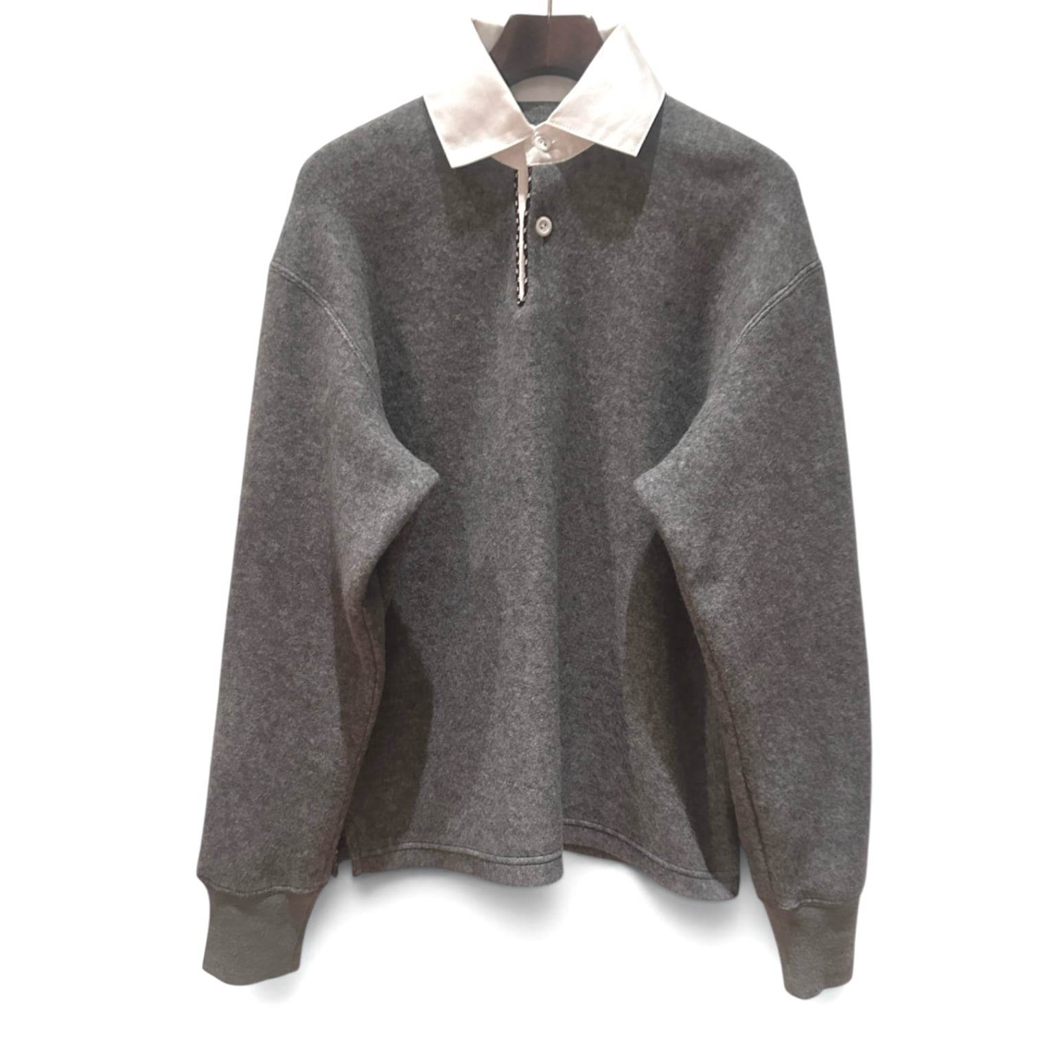 FUMIKA_UCHIDA  [WOOL FRENCH TERRY RUGBY SHIRT]
