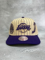 Mitchell＆Ness/ミッチェルアンドネス NBA ロサンゼルス・レイカーズキャップ クリーム