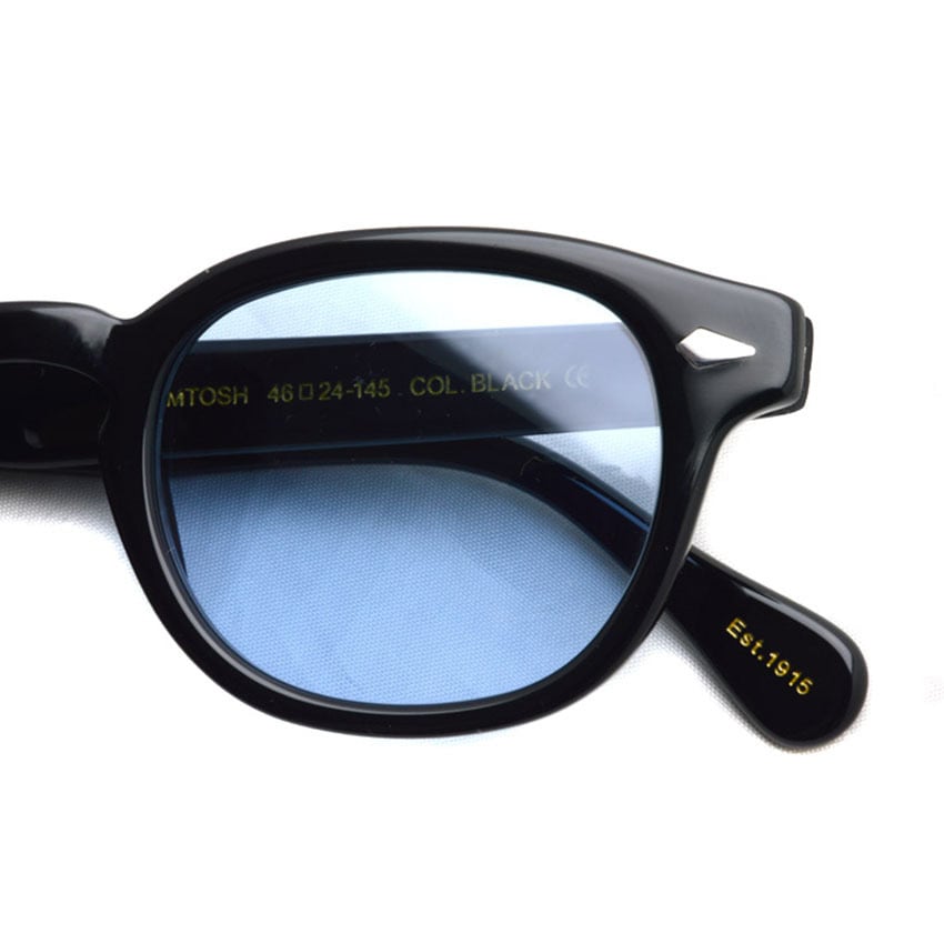 MOSCOT LEMTOSH 49 モスコット レムトッシュ サングラス MOSCOT / LEMTOSH Sun / BLACK - Light BLUE レムトッシュサン